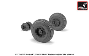 Armory Models AW72338 F-111E/F Aardvark / EF-111A Raven wheels w/ weighted tires 1/72 – obrázek 4