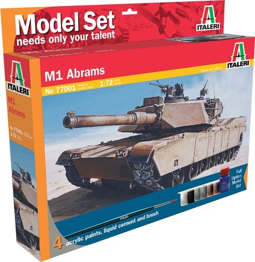 Italeri 77001 M1 ABRAMS - MODEL KIT