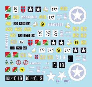 Star Decals 35-C1431 D-Day DUKW. British Amphibians #3. 101 Coy (GT) and 377 Coy (GT) RASC. 1/35 – image 3