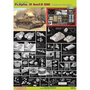 Dragon 6976 Pz.Kpfw.IV Ausf.D DAK Tropical Version (Premium Edition) 1/35 – Bild 2