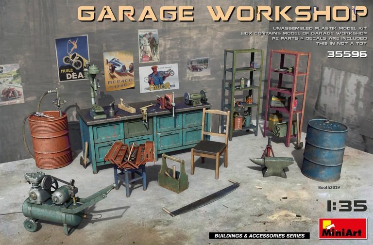 MiniArt 35596 Garage Atelier 1/35