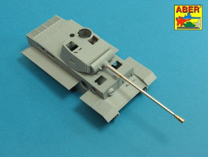 Aber 35L-252 7.5cm/5.5cm Pak 41 L/57 gun barrel with muzzle brake for German Tank Pz.Kpfw. VI Ausf. C (VK36.01) 1/35 – image 7