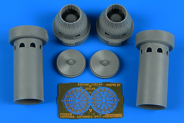 Aires 7372 F-14A Tomcat exhaust nozzles - closed position 1/72 ACADEMY