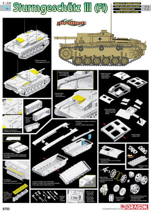 Cyber Hobby 6753 Sturmgeschutz III FI 1/35