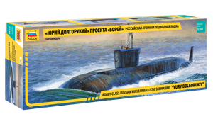 Zvezda 9061 Borey-Class Russian Nuclear Ballistic Submarine &amp;quot;Yury Dolgorukiy&amp;quot; 1/350