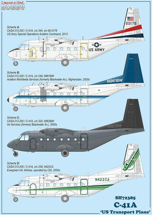 Special Hobby 72385 C-41A &amp;#39;US Transport Plane&amp;#39; 1/72 – obrázek 2
