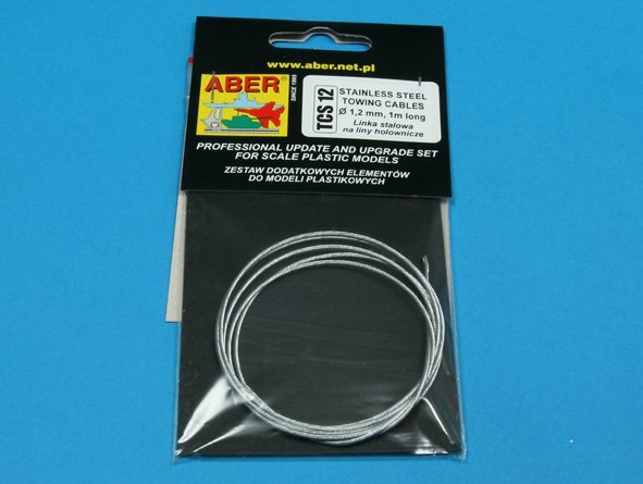 Aber TCS12 Stainless Steel Towing Cables 1.2mm, 1m long – Bild 4