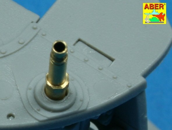 Aber A32010 Set of 2 barrels for German aircraft 30mm machine cannons MK 108 with blast tube 1/32 – image 6