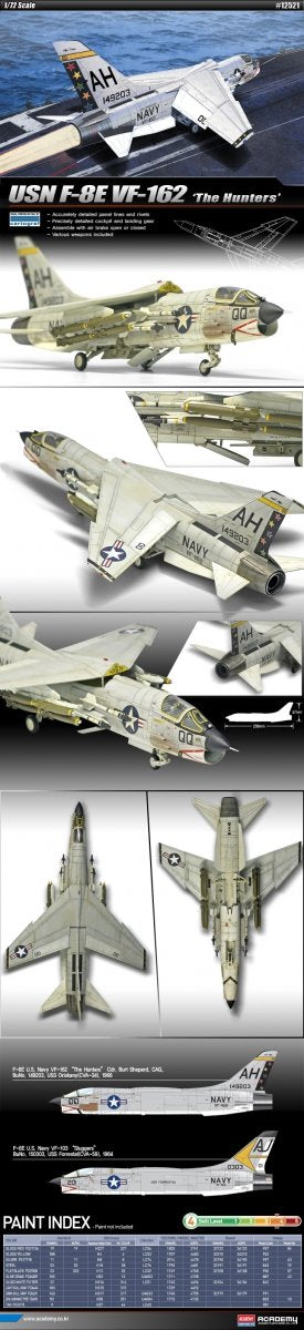 Academy 12521 USN F-8E VF-162 The Hunters 1/72 – image 2
