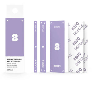 DSPIAE PT-SP08 Acrylic Sanding #800 Pad Set 3 pcs