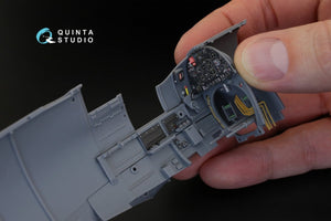 Quinta Studio QD32018 Spitfire Mk.IX 3D-Printed &amp;amp; colored Interior on decal paper (for Tamiya kit) 1/32 – immagine 9