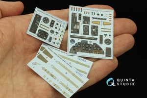 Quinta Studio QD32166 Do 335A-12 3D-Printed &amp;amp; colored Interior on decal paper (Zoukei-Mura) 1/32 – Bild 18
