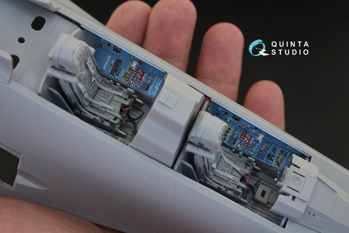 Quinta Studio QD32041 Su-30MKK 3D-Printed &amp;amp; colored Interior on decal paper (for Trumpeter kit) 1/32 – obrázek 6