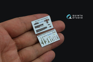 Quinta Studio QD72105 F-104J 3D-Printed &amp;amp; colored Interior on decal paper (Hasegawa) 1/72 – image 5