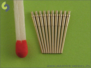 Master SM-700-008 IJN 20cm/50 (8&amp;quot;) 3rd Year Type No. 2 barrels - without blastbags (10pcs) - IJN cruisers bridge – Bild 4