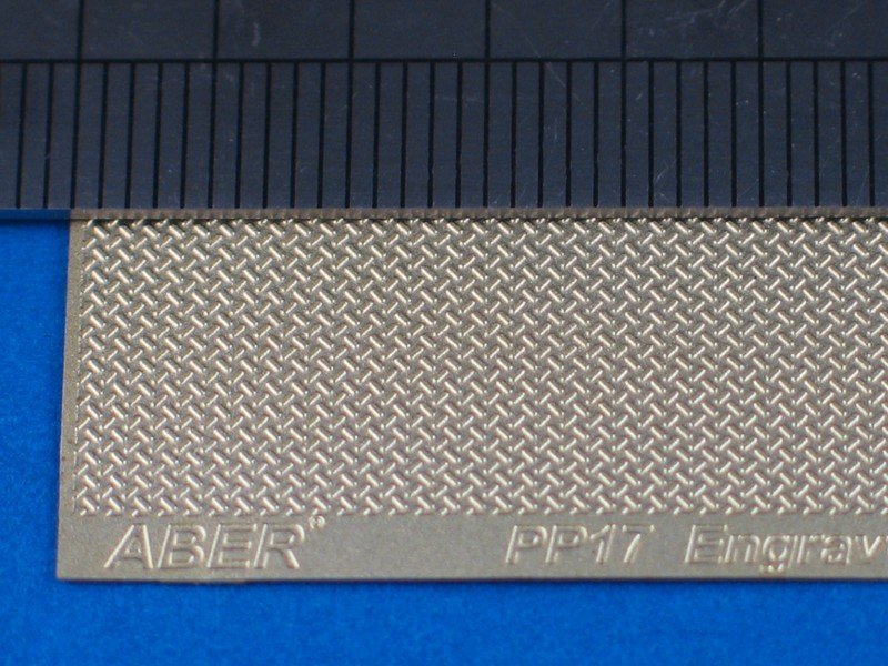 Plaque à graver Aber PP17 (140 x 39 mm) - motif 17