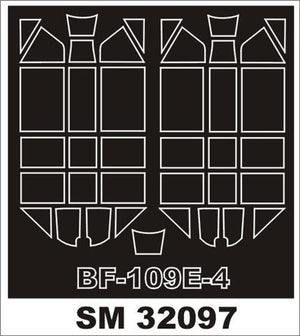 Montex SM32097 Bf-109E-4 EDUARD
