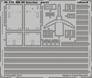 Eduard 36176 BR 86 interior 1/35 Trumpeter – image 3