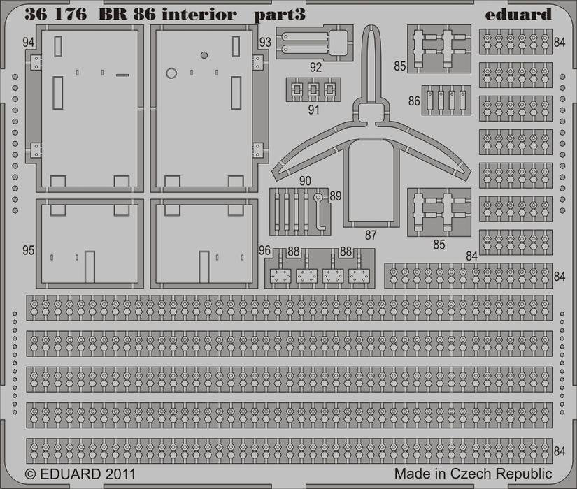 Eduard 36176 BR 86 interior 1/35 Trumpeter – image 3