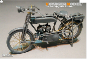 Voyager Model PE35519 WWI French Peugeol 1917 750cc cyl Motorcycle For MENG HS-005 1/35 – Bild 2