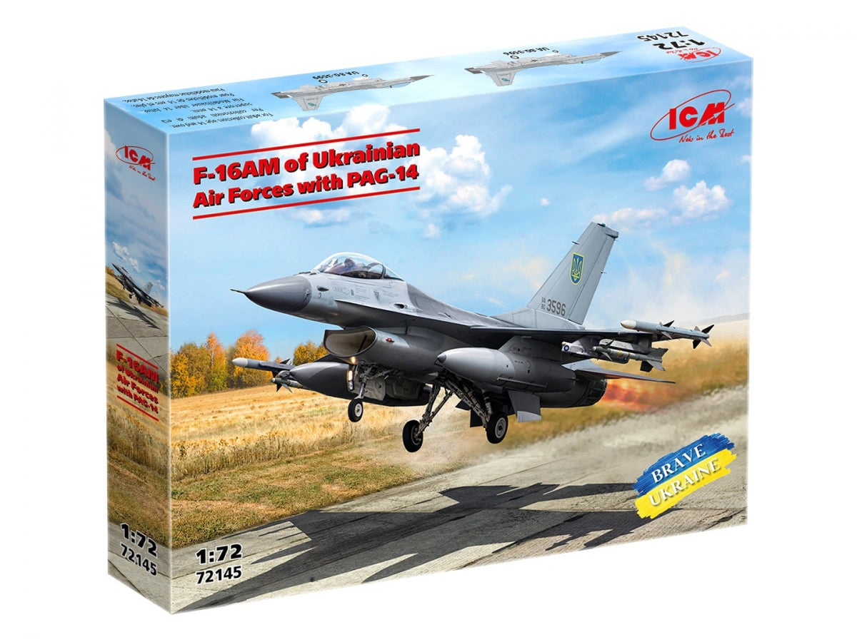 ICM 72145 F-16AM des forces aériennes ukrainiennes avec PAG-14 1/72