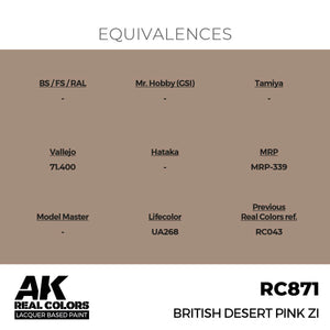 AK Interactive RC871 British Desert Pink ZI 17 ml – image 3
