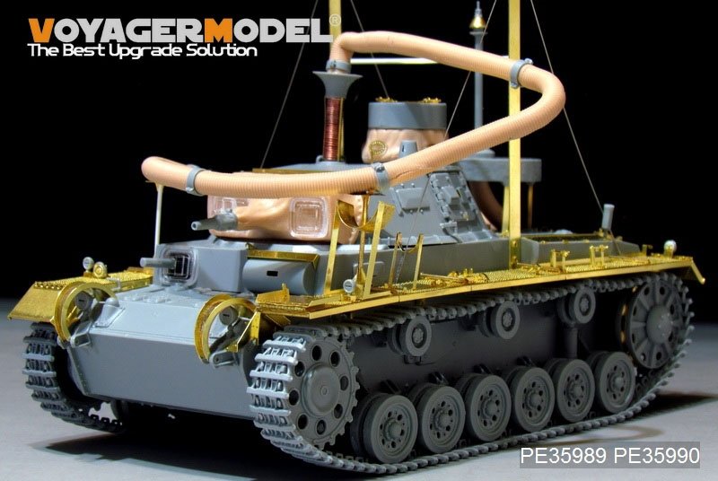 Voyager Model PE35989 WWII German Pz.KPfw.III (T)Ausf.F &amp;quot;Operation Seelowe&amp;quot; Basic For DRAGON 6877/6717 1/35 – obrázek 12
