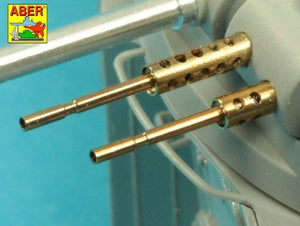 Armement Aber 35L-274 pour automitrailleuse légère française AML-60-7 : 2 canons Macxhine de 7,62 mm, 1 mortier de 90 mm à l&amp;#39;échelle 1/35. – image 3