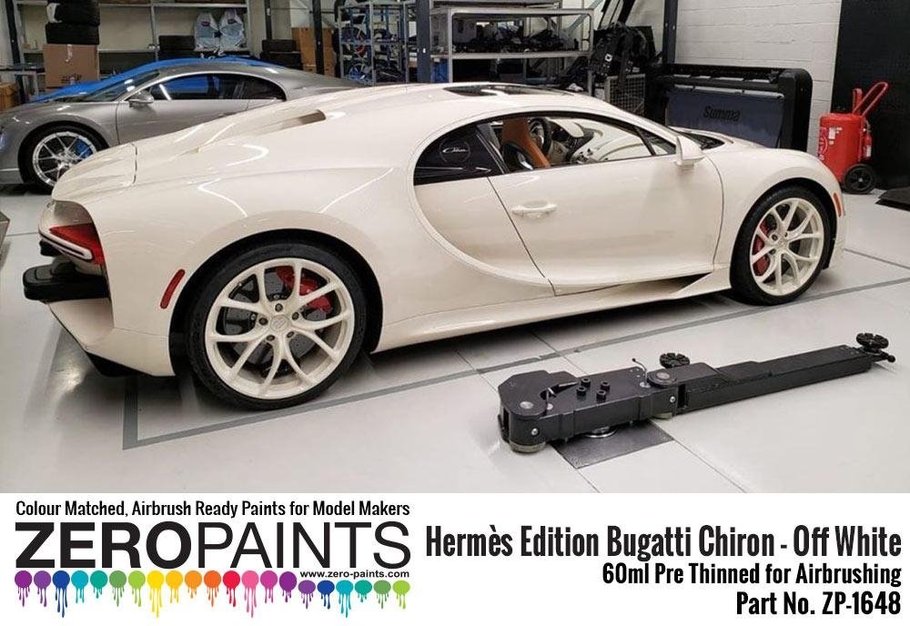 Zero Paints 1648 Hermès Edition Bugatti Chiron Off White 60ML – Bild 4