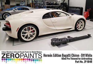 Zero Paints 1648 Hermès Edition Bugatti Chiron Off White 60ML – Bild 4