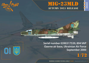 Clear Prop! CP72042 MiG-23MLD The last Ukrainian Flogger-К EXPERT KIT 1/72 – Bild 4