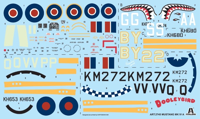 Italeri 2745 Mustang Mk.IV 1/48 – image 2