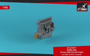 Armory Models ACA4817 German WWI Aircraft Engine mod. D.IIIa 1/48 – Bild 7