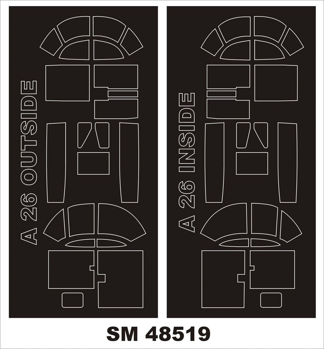 Montex SM48519 A-26B INVADER ICM 1/48