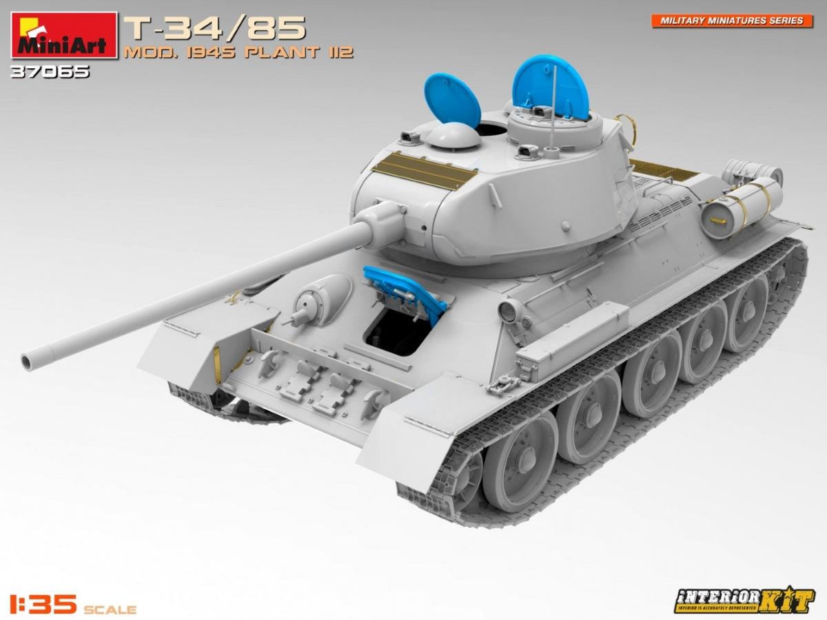 MiniArt 37065 T-34/85 MOD. 1945. PLANT 112. INTERIOR KIT 1/35 – image 4
