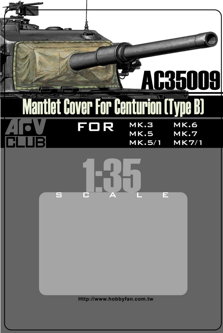 AFV Club AC35009 Mantlet Cover for Centurion Type B 1/35