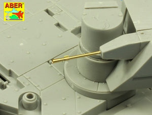 Aber 35L-187 Armament for Russian Main Battle Tank T-14 ARMATA barrel for 125 mm 2A82-1M cannon &amp;amp; barrel for 12.7 mm 1/35 – image 6