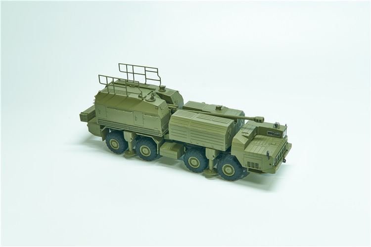 Modelcollect PP72001 Russian 130 mm coastal defense gun A-222 bereg pre-painted Kit 1/72 – image 6