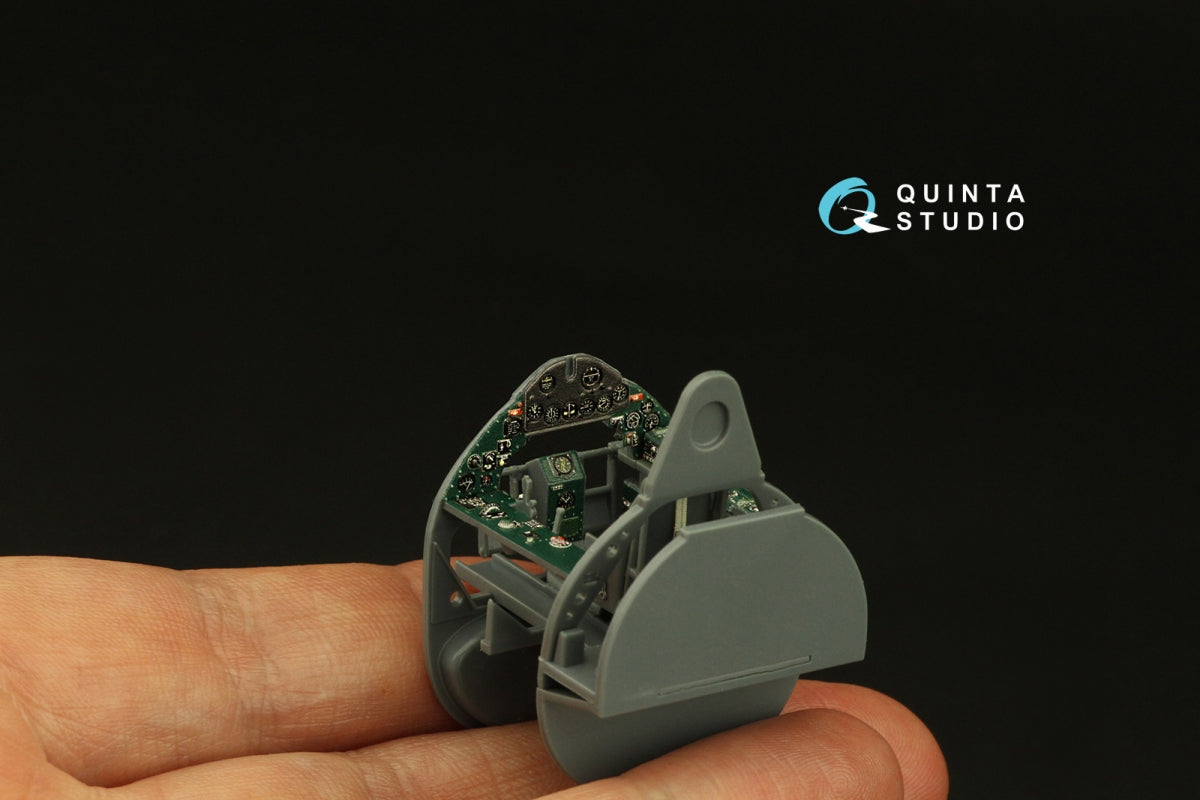 Quinta Studio QD48403 F4F-4 Wildcat 3D-Printed &amp;amp; colored Interior on decal paper (Eduard) 1/48 – image 3