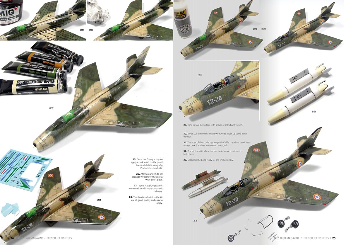 AK Interactive AK2931 ACES HIGH MAGAZINE ISSUE 15 FRENCH JET FIGHTERS – zdjęcie 7