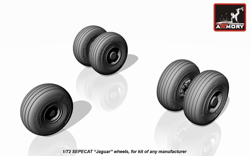 Armory Models AW72502 SEPECAT Jaguar wheels 1/72 – image 3