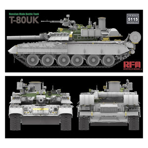 Rye Field Model 5115 Russian T-80UK Main Battle tank 1/35 – obrázek 4