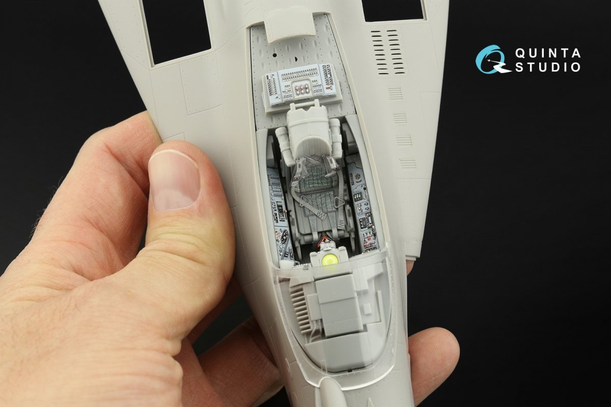 Quinta Studio QD32176 MiG-29A NATO service 3D-Printed &amp;amp; colored Interior on decal paper (Trumpeter) 1/32 – image 14