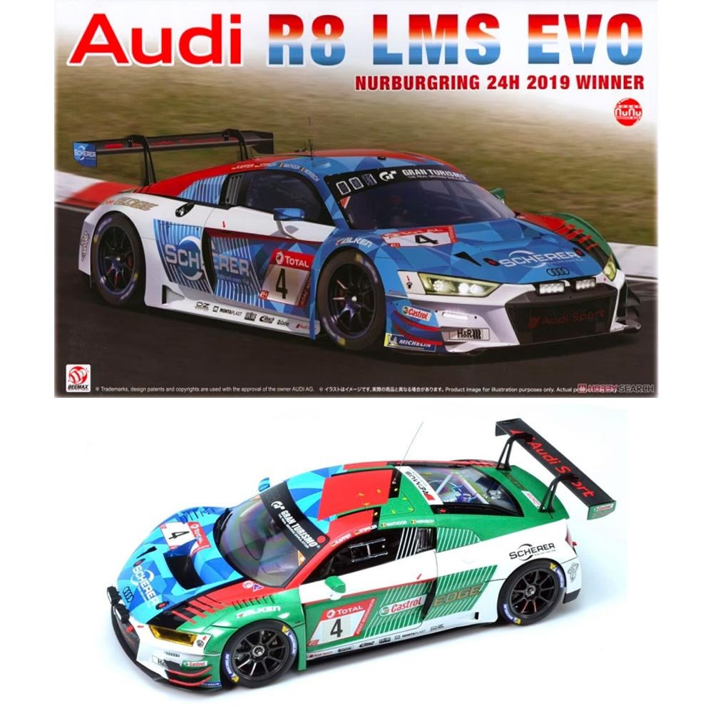 Nunu PN24026 Audi R8 LMS EVO 24h Nurburgring 2019 Winner 1/24 – image 2