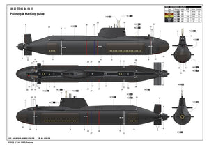 Trumpeter 05909 HMS Astute 1/144 – image 4