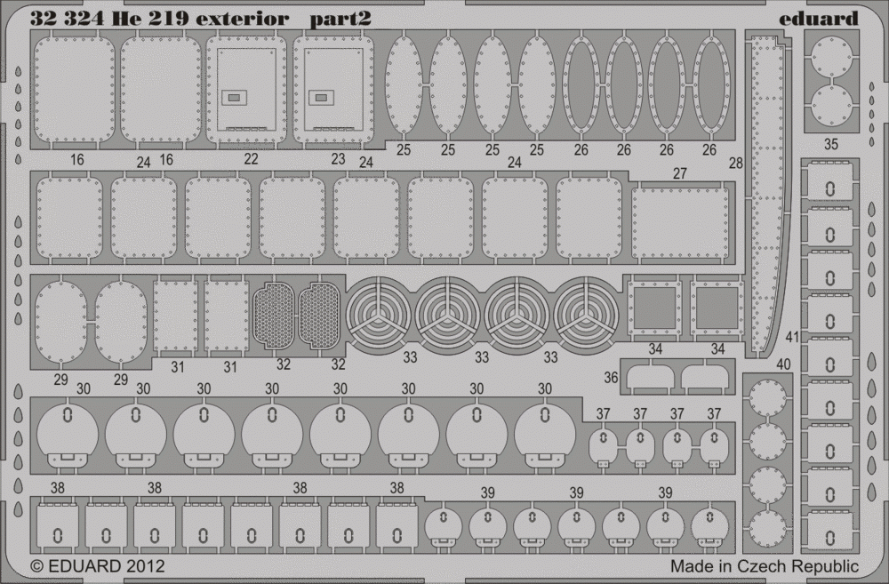 Eduard 32324 He 219 exterior 1/32 Revell – image 2