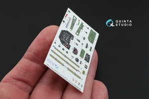 Quinta Studio QD48065 P-51D (Early) 3D-Printed &amp;amp; colored Interior on decal paper (for Eduard kit) 1/48 – Bild 3