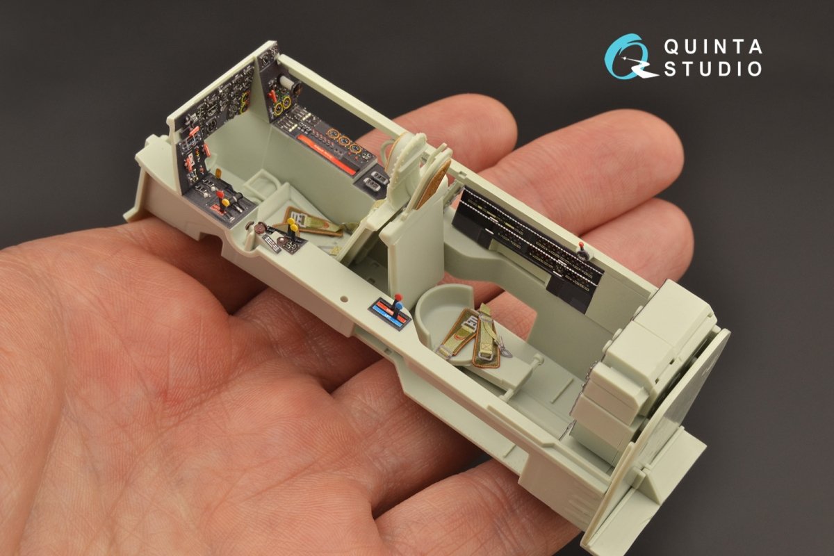 Quinta Studio QD32093 He 219 3D-Printed &amp;amp; colored Interior on decal paper (Revell) 1/32 – Bild 5
