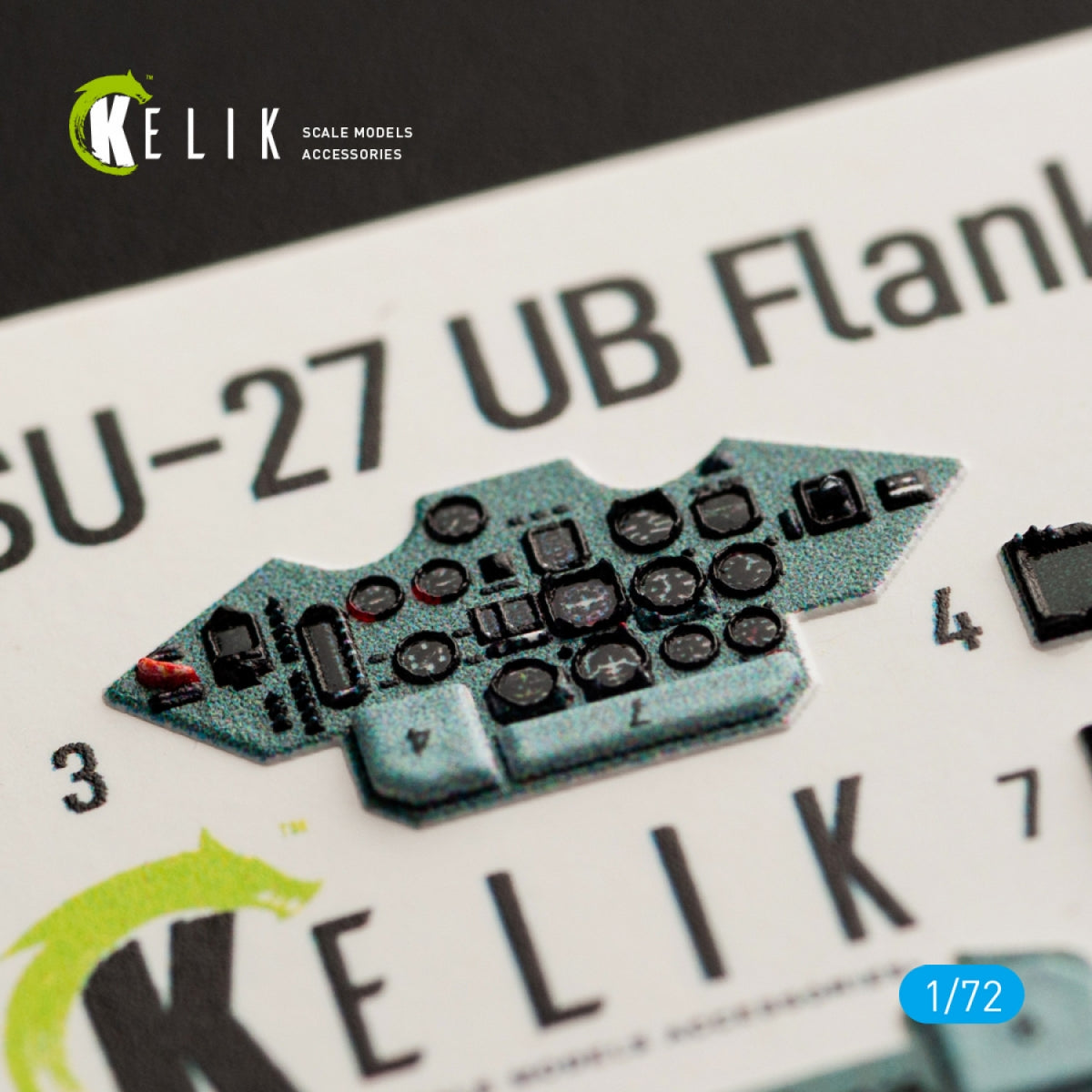 KELIK K72041 SU-27UB INTERIOR 3D DECALS FOR TRUMPETER KIT 1/72 – Bild 3