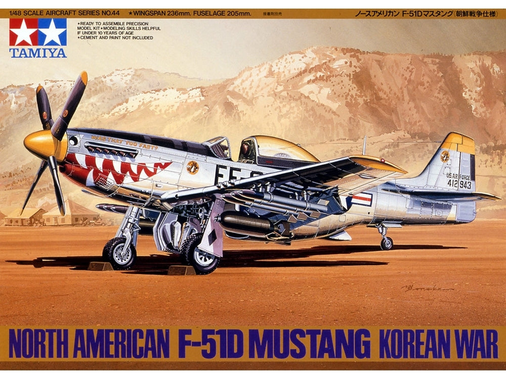 Tamiya 61044 North American F-51D Mustang Korean War 1/48 – image 2